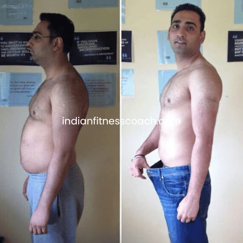 jaspreet transformation by indian fitness coach